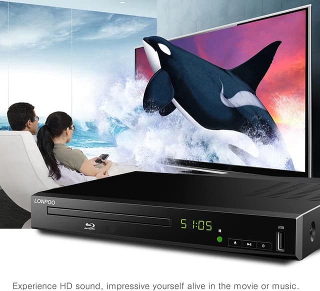 Thumbnail 1 de Blu-ray Player für Fernseher 1080p HD mit USB ⌚?