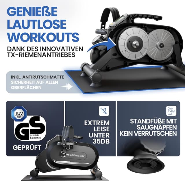 Detalle 2 de HELDENWERK Pedaltrainer PRO Set