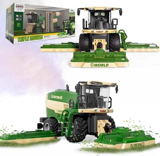 Detalle de PENGBU RC Falciatrice / mietitrebbia radiocomandata con 2,4 GHz, luci, suoni e spray