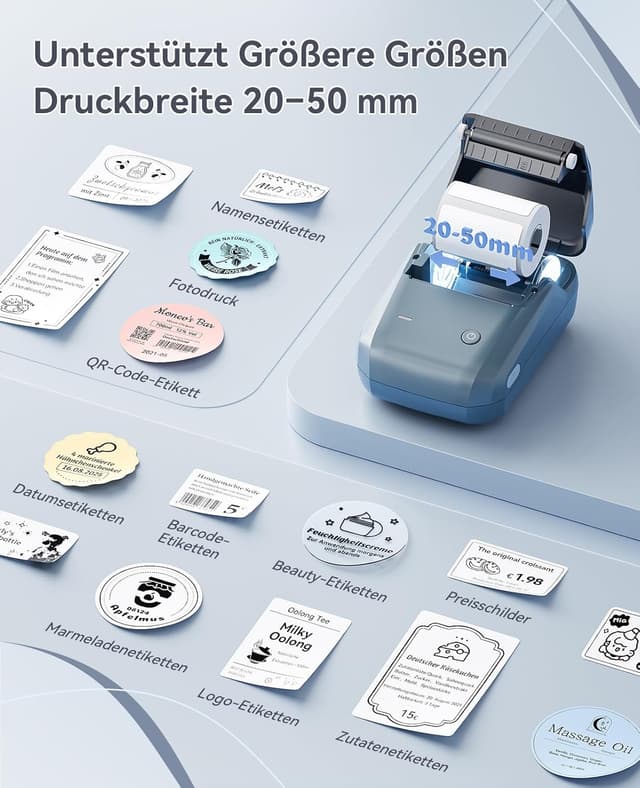 Thumbnail 4 de NIIMBOT B1 Etikettendrucker Bluetooth â tragbar đ«