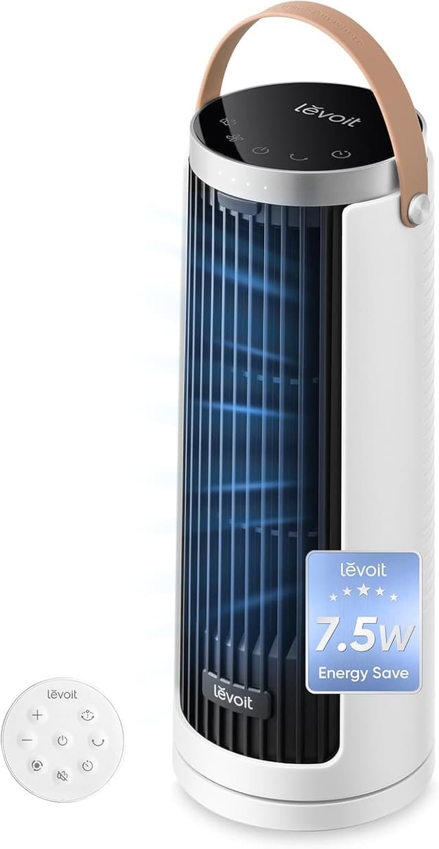 Detalle de Levoit Tower Fan 20dB ultra quiet