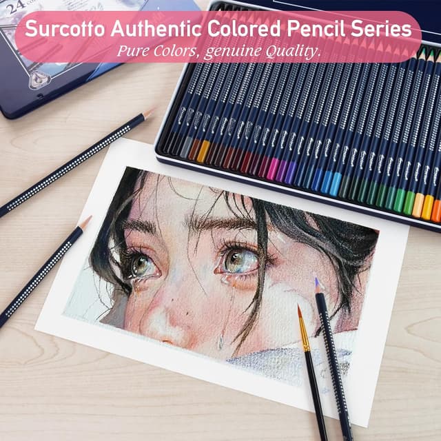 Thumbnail 6 de Surcotto watercolour pencils 24-colour set
