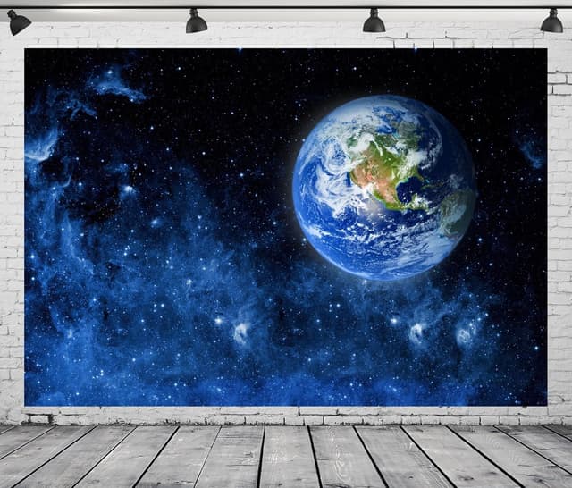 Thumbnail 6 de CORFOTO Fabric 10x8ft space-themed backdrop for photo booths, events and room decoration