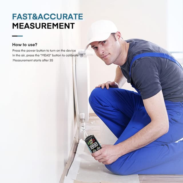 Thumbnail 4 de DURFIST Medidor de Humedad con Pantalla Color y Bolsa