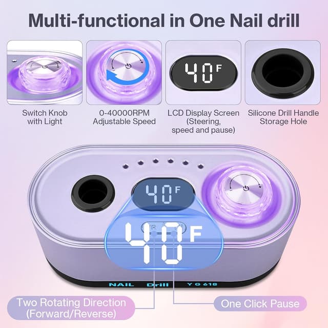 Thumbnail 3 de Urbuti Nagelfräser 40000 U/min