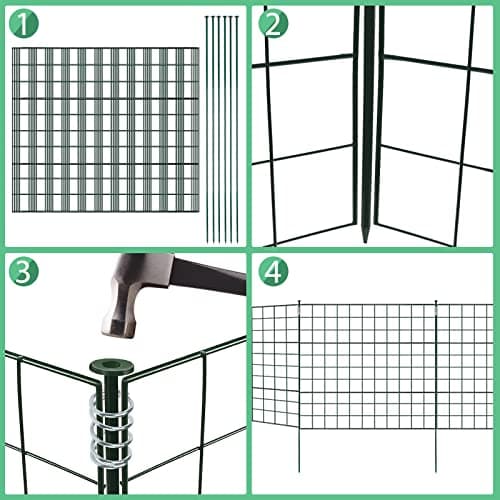 Thumbnail 1 de Ikodm Valla de jardín decorativa verde 🌳 (775cm x 99cm)
