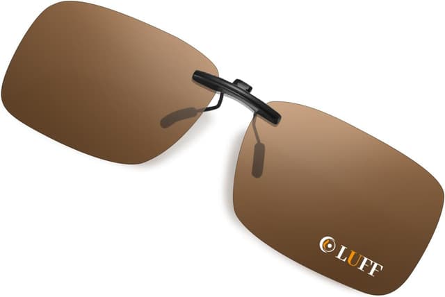 Detalle de LUFF Clip-On Polarised Sunglasses (UV400) for Prescription Glasses – 4g Secure Fit