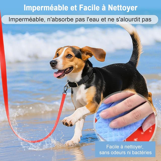 Thumbnail 6 de Longe pour Chien étanche (1,8 m à 30 m) – Laisse de dressage avec poignée confortable