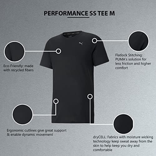 Thumbnail 4 de PUMA Performance SS tee M camiseta Black XXL