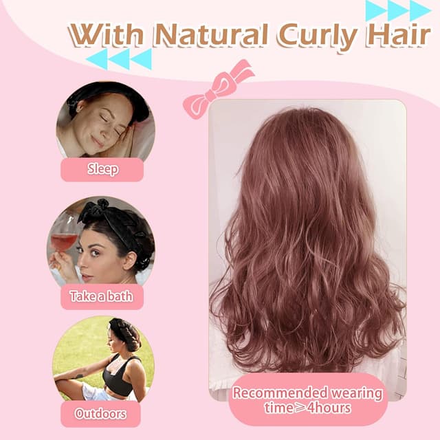 Thumbnail 2 de Neu Lockenwickler Heatless Curls Band für Haare