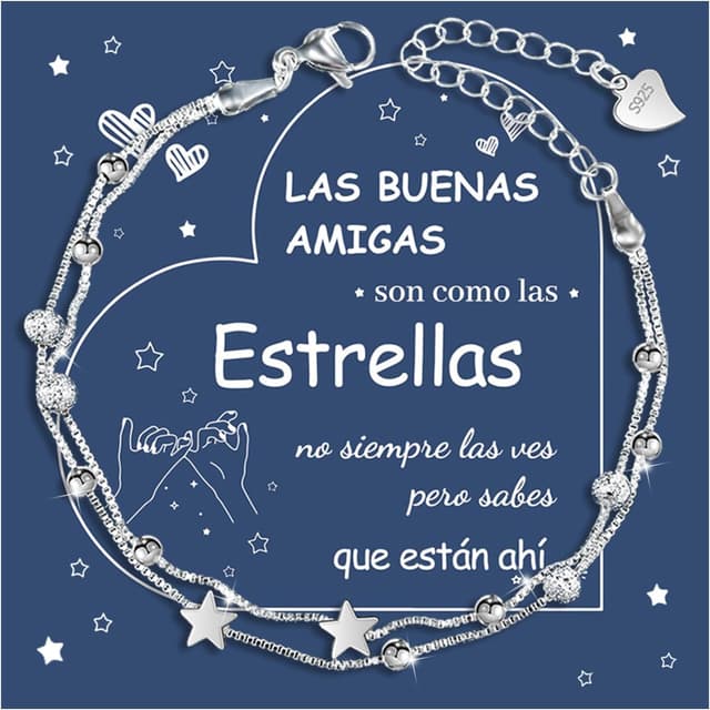 Detalle de CheersLife Pulsera Amistad 16+5 cm