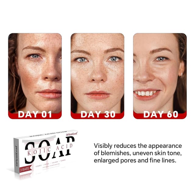 Detalle 1 de ORIENTLEAF Kojic Acid Soap 3-pack