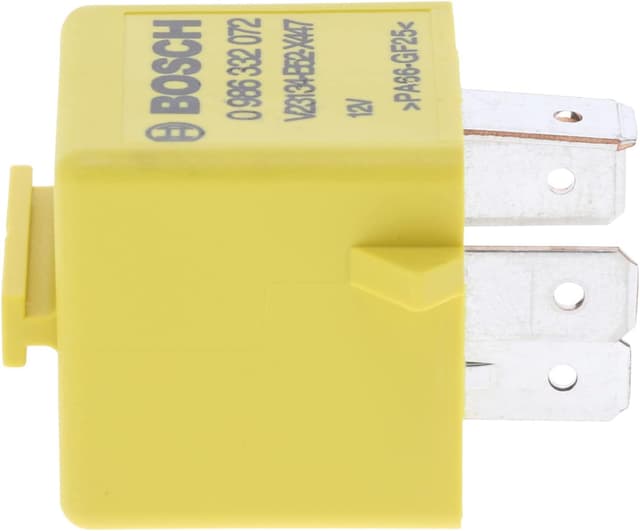 Detalle de Bosch 0986332072 mini-relais 12V 60A à 4 terminaux, IP5K4 (plage -40°C à 85°C)