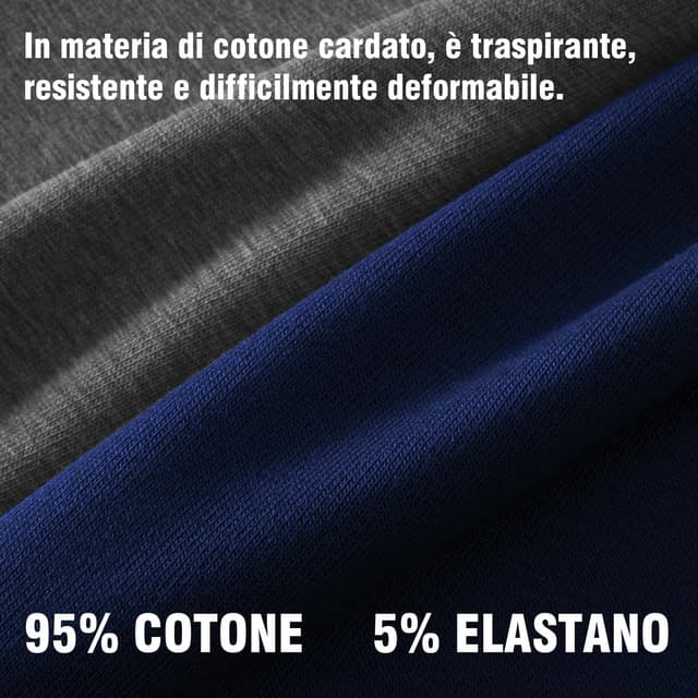 Detalle de Fullluwaa Boxer Uomo in cotone da 12 pezzi, elasticizzato e traspirante (S–4XL)