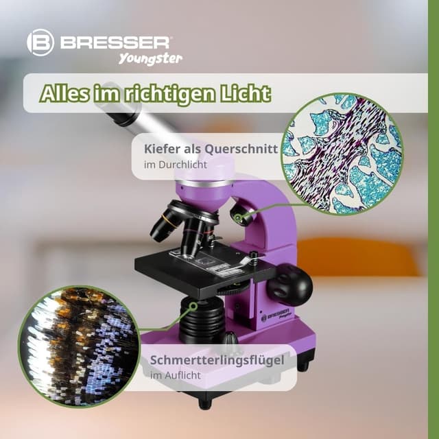 Detalle de Bresser BIOLUX Schülermikroskop für 1600-fach