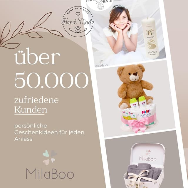 Thumbnail 6 de Milaboo Geschenkbox zur Schwangerschaftsverkündung – personalisierte Überraschung „Du wirst Oma/Opa/Tante/Onkel“ mit Babysöckchen