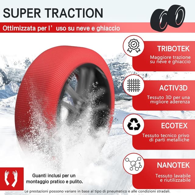 Thumbnail 4 de LEIVESTE AUTIX Calze da Neve XL