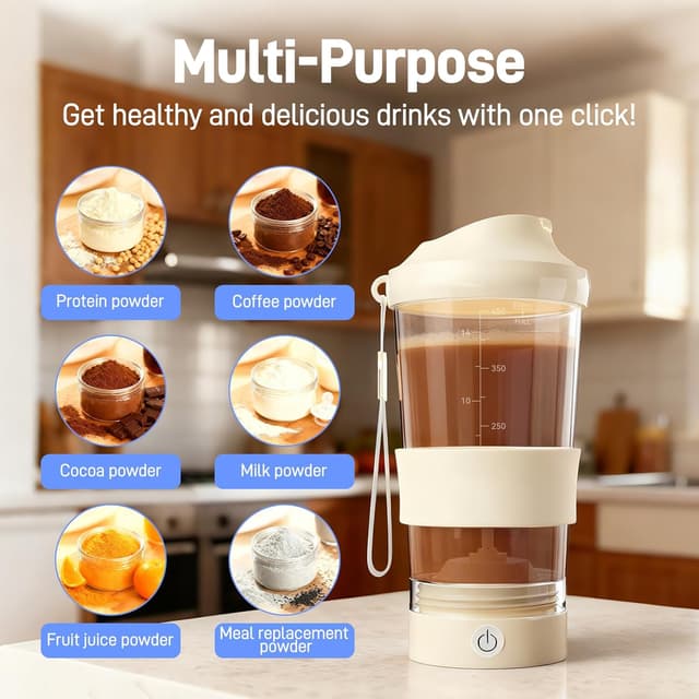 Thumbnail 4 de NAPASA 18oz Electric Protein Shaker