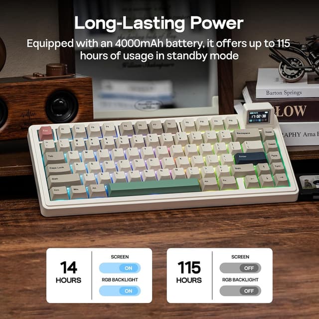 Thumbnail 5 de EPOMAKER RT82 Wireless Mechanical Keyboard 4000mAh ⌨