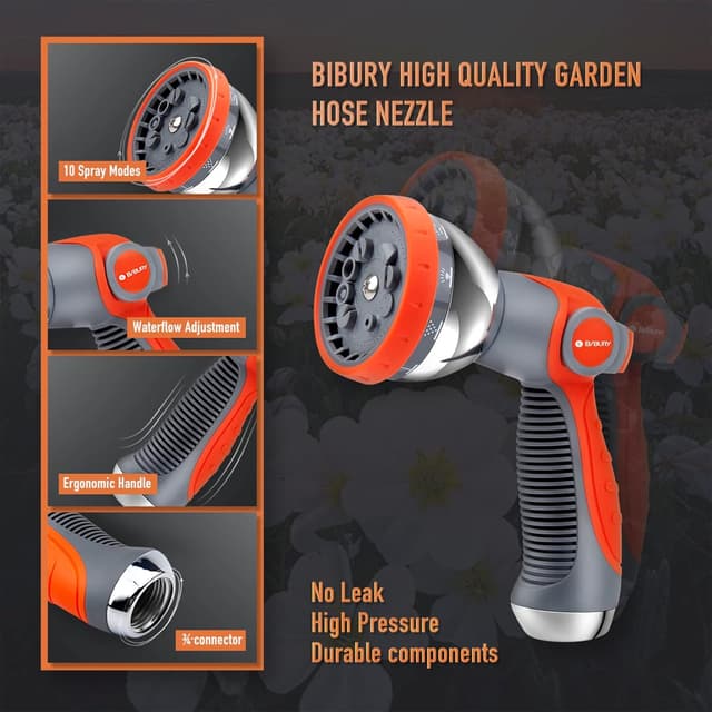 Thumbnail 3 de BIBURY Upgraded Garden Hose Spray Gun Set