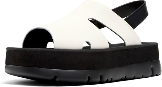 Detalle de Camper Women’s Oruga Up K200848 Sandal (Natural White)