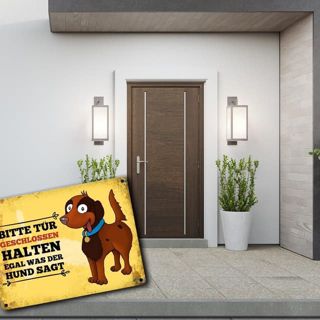 Thumbnail 4 de trendaffe Metallschild Hunde Motiv 15x20 cm