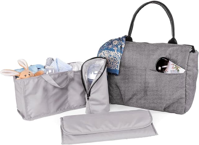 Detalle 2 de Chicco 04079467310000 Sac organizer Pure Black : le sac à langer qui s’organise vraiment