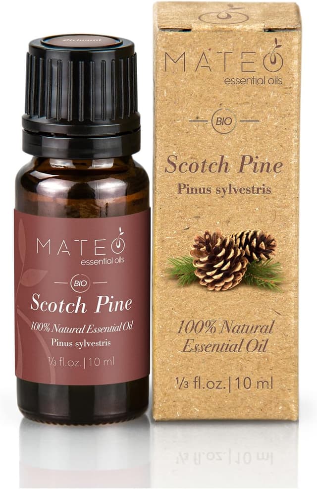 Detalle de MateoEssentialOils Olio essenziale naturale di Pino silvestre (Pinus sylvestris) – 10 ml