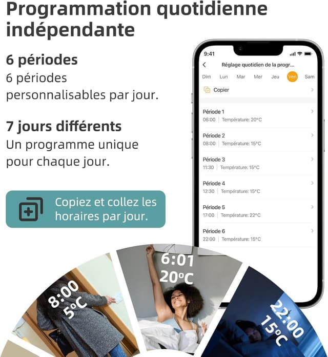 Thumbnail 4 de Thermostat connecté 3A 🌡