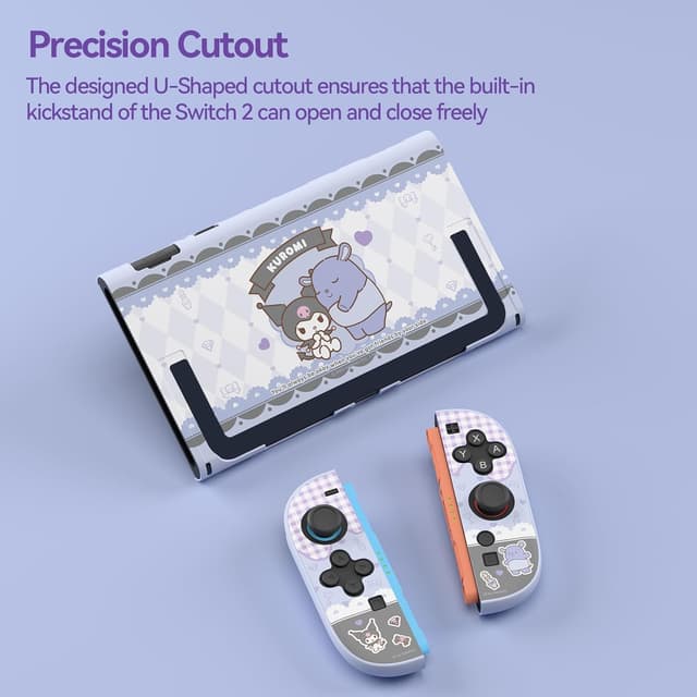 Detalle de Kuitmor Dockable PC Protective Case for Switch 2 (Model 2025) — hard shell protection for Switch 2 accessories