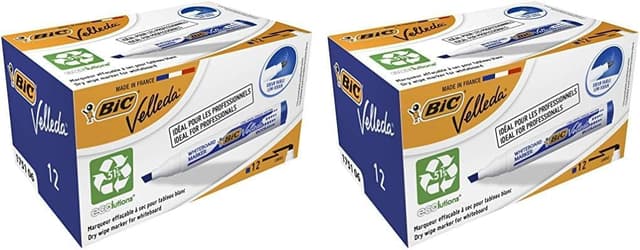 Thumbnail 5 de BIC Velleda 1751 ECOlutions rotuladores de pizarra Negro 12 uds