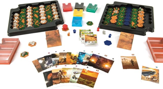 Detalle de Ghenos Games Terraforming Mars Big Box con tessere 3D e organizer per espansioni