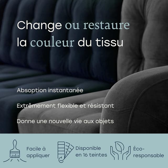 Detalle 2 de Fabricoat Peinture Textile 250 ml Gris foncé