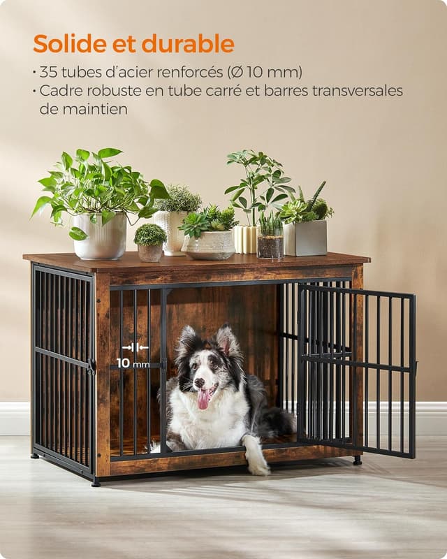Detalle 2 de Feandrea Meuble Cage pour Chien PFC023X01 32 kg