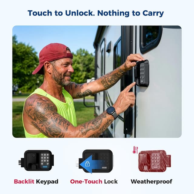 Thumbnail 4 de ONNAIS RV Door Lock 10 🔒
