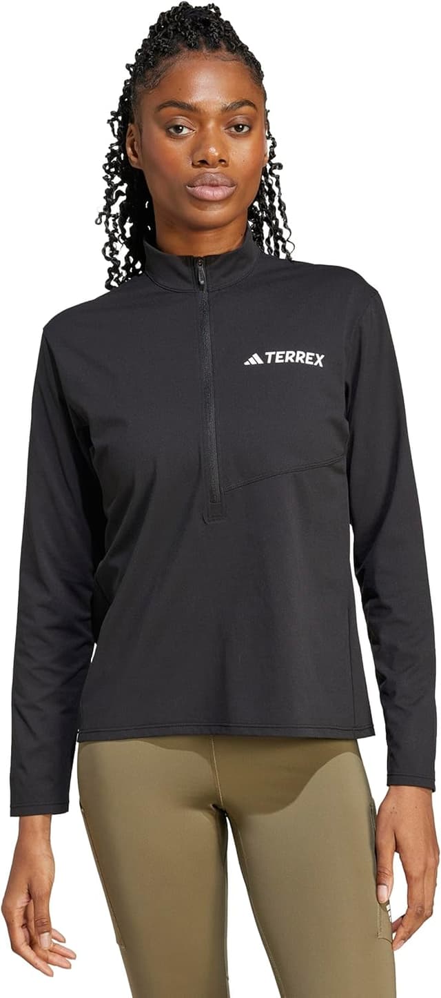 Detalle de adidas Femme Terrex Climacool half zip