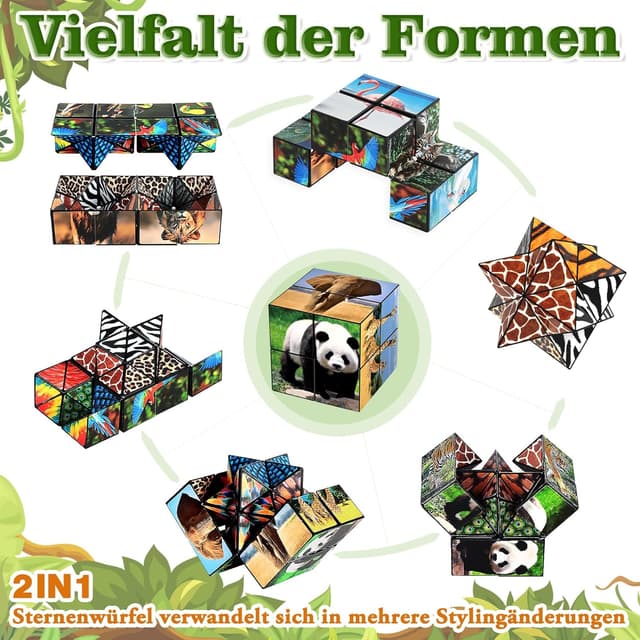 Detalle 2 de Sternenwürfel Zauberwürfel Set 5,6 cm