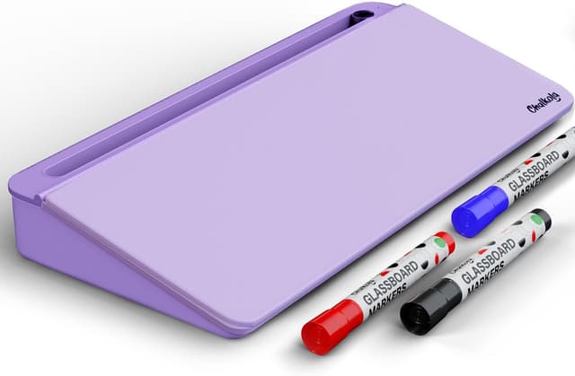 Detalle de Chalkola Lavender glass whiteboard