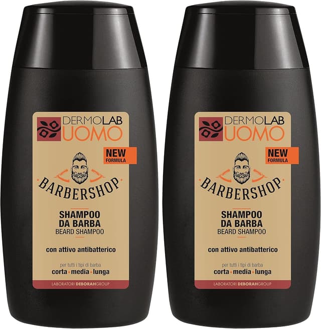 Detalle 2 de Dermolab Uomo Shampoo da Barba antibatterico purificante e idratante al tea tree oil e acido ialuronico da 120 ml