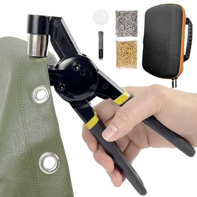 Detalle de HAPDEN Eyelet Punch Kit with Bag 200 Eyelets