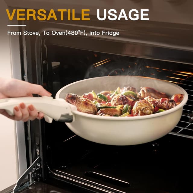 Detalle 2 de Astercook 21-Piece Nonstick Cookware Set