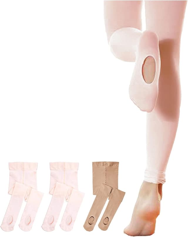 Detalle de Stelle Girls Women Ballet Dance Convertible Tights (Ultra Soft Pro Transition Tights)
