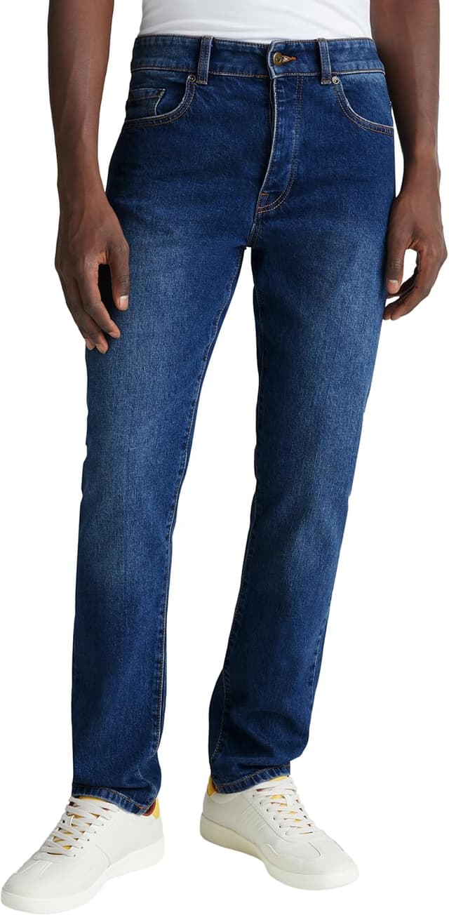 Detalle de United Colors of Benetton Pantaloni Uomo in denim stretch slim fit a 5 tasche