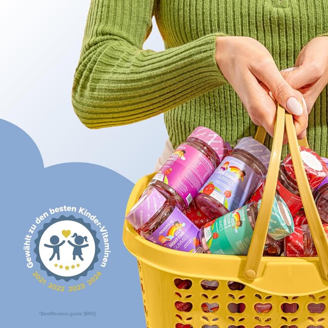 Detalle de Novomins Probiotika für Kinder – Lactobacillus-Gummibärchen mit Calcium & Vitamin D (30 Stück)