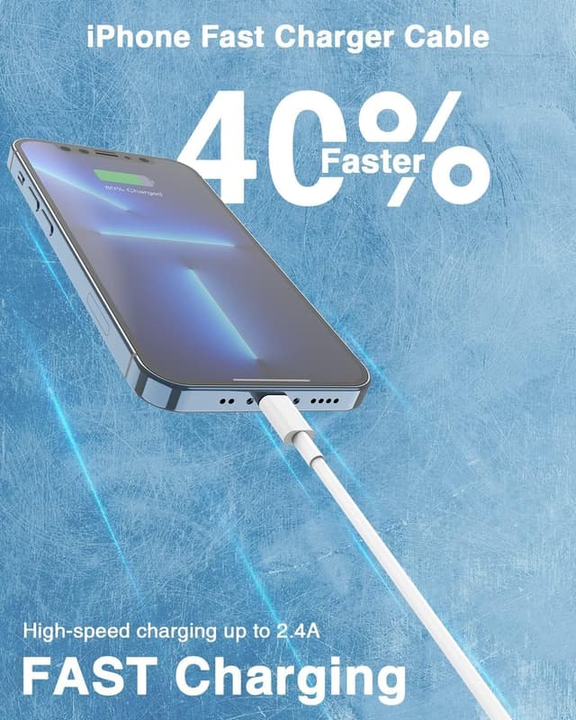 Detalle de USB-C–Lightning-Kabel (MFi-zertifiziert) 4er-Set Apple iPhone & iPad, Längen 1 m/2 m