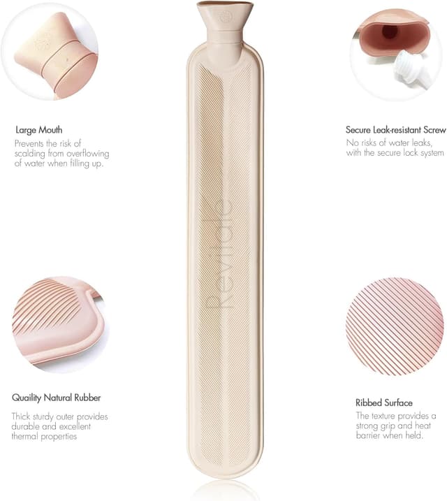 Thumbnail 2 de Revitale Funda de piel suave para botella caliente 72 cm 🥤