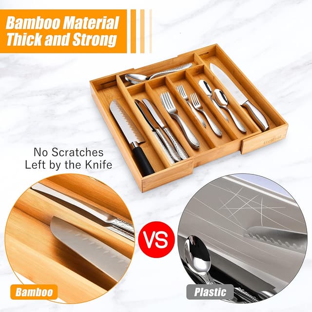 Detalle 2 de Bellsal Silverware Organizer 10-15 inch expandable 🍽