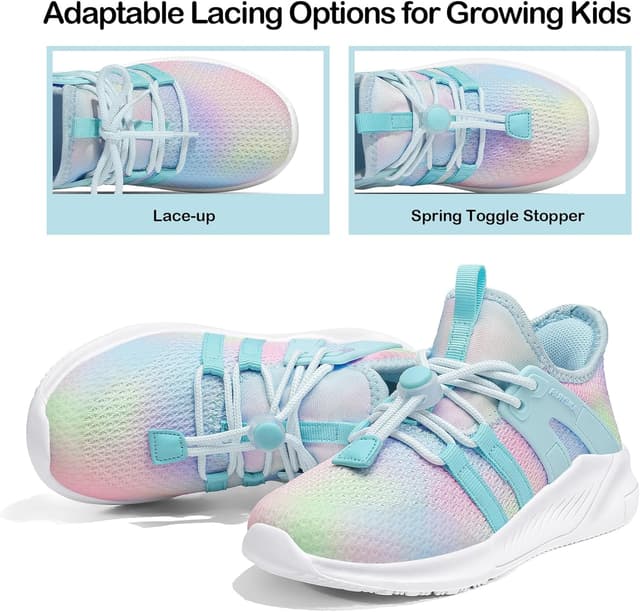 Thumbnail 2 de RUNSIDE Girls Lightweight Tennis Shoes