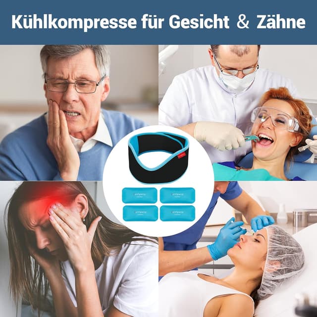 Thumbnail 1 de Comfytemp Weisheitszahn Kühlkompresse Freihändig 85 cm