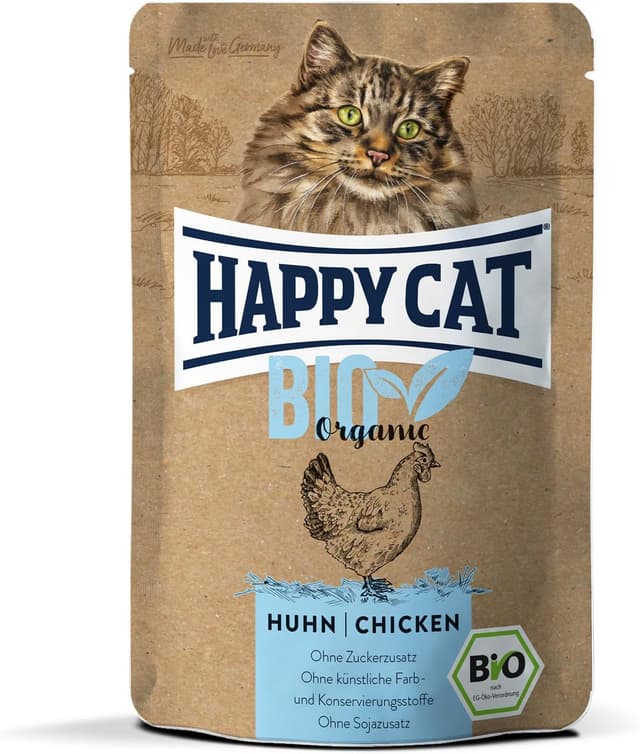 Imagen de Happy Cat Bio Pouch Huhn 85 g en OfertitasTOP